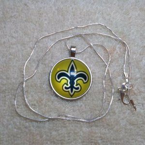 NFL New Orleans Saints Sterling Silver 925 Chain